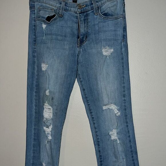 Flying Monkey distressed mid rise skinny jeans, size 27 - Picture 3 of 7